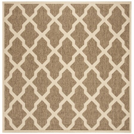 Safavieh Linden 100 6 ft. x 7 in. Square Area Rug - Beige & Cream LND122D-6SQ